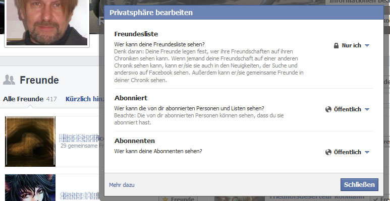 Nur gemeinsame freunde anzeigen facebook Bei Facebook